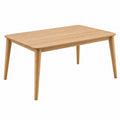 Tavolo da pranzo 120 x 70 x 75 cm in legno rovere naturale - stile nordico