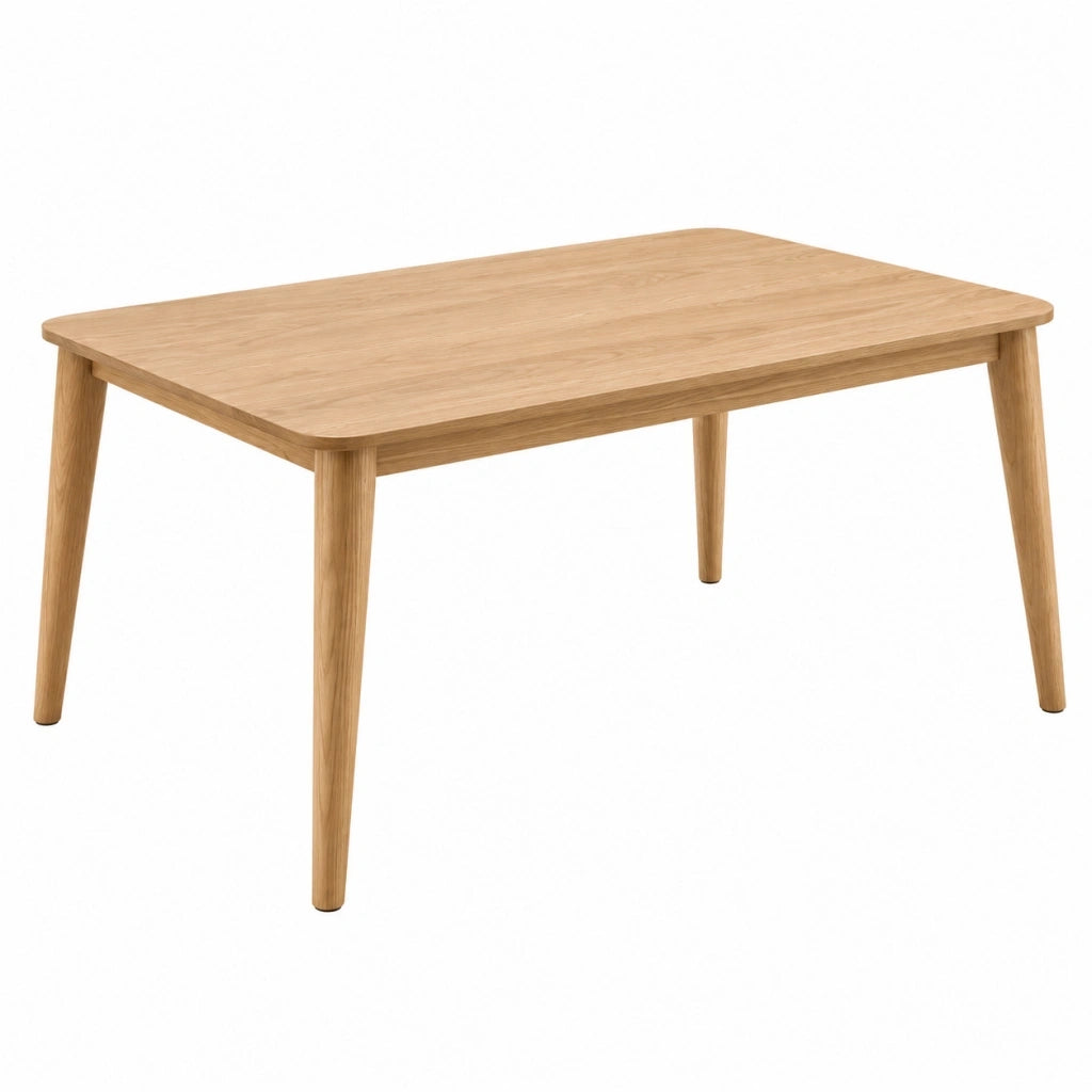 Tavolo da pranzo 120 x 70 x 75 cm in legno rovere naturale - stile nordico